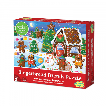 Jucarii si jocuri copii - Puzzle cu aroma de turta dulce si biscuiti, Prietenii din turta dulce
