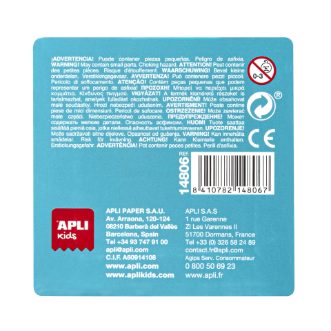 Puzzle cu Cifre - construieste zgarie-nori, 40 piese, Apli Kids, +5 ani [1]