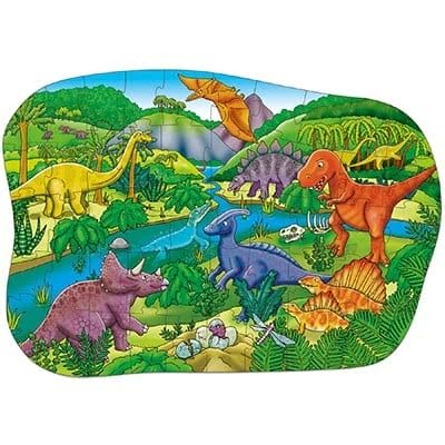Puzzle de podea Dinozauri (50 piese) BIG DINOSAURS, Orchard Toys, 4-5 ani + [2]