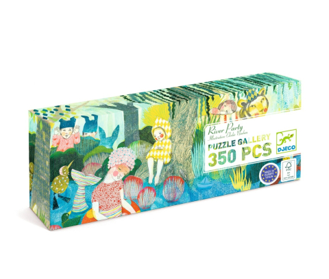 Vârsta - Puzzle Djeco 350 pcs, Petrecere la rau, 6-7 ani +