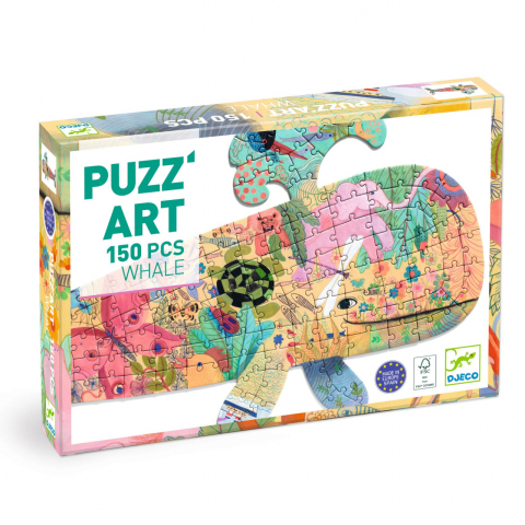 Vârsta - Puzzle Djeco Balena, 6-7 ani +