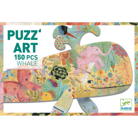 Puzzle Djeco Balena, 6-7 ani + [1]