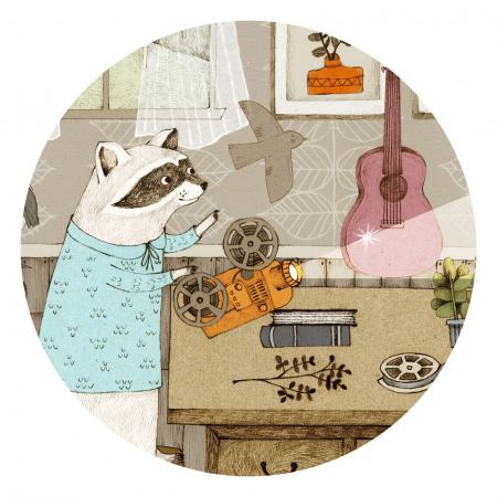 Puzzle Djeco Cinematograf, 100 piese, 6-7 ani + [1]