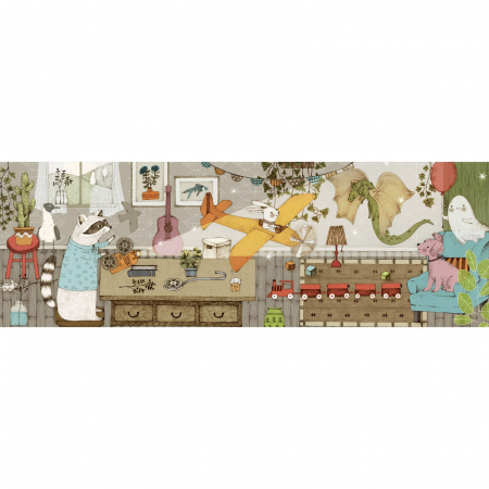 Puzzle Djeco Cinematograf, 100 piese, 6-7 ani + [2]