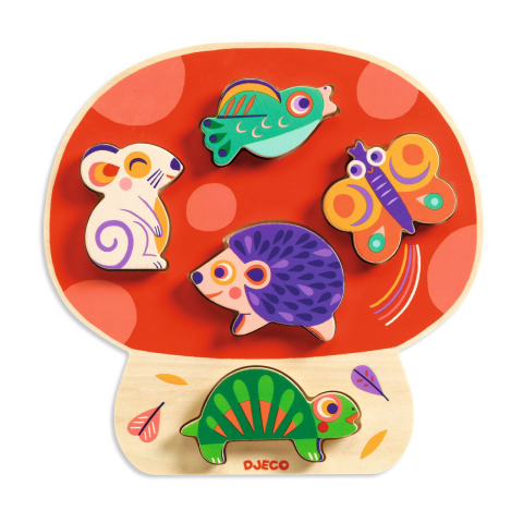 Puzzle - Puzzle Djeco, Ciupercuta Anianco