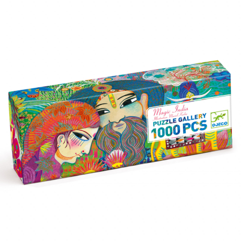Vârsta - Puzzle Djeco India, 8-9 ani +