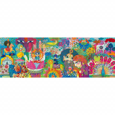 Puzzle Djeco India, 8-9 ani + [3]