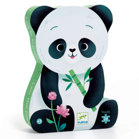 Jucarii copii 2-3 ani - Puzzle Djeco, Panda Leo, 2-3 ani +