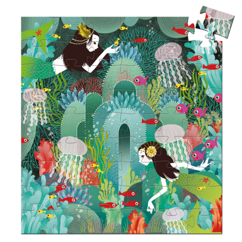 Puzzle Djeco - Paradisul acvatic, 6-7 ani + [1]