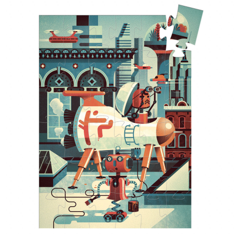 Puzzle Djeco - Robotul Bob, 4-5 ani + [1]