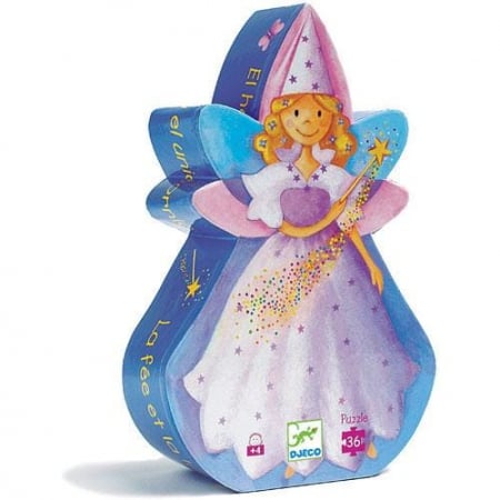 Jucarii copii 2-3 ani - Puzzle Djeco Zana si unicornul, 2-3 ani +