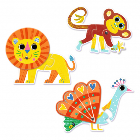 Puzzle duo Articulo Animo, Djeco, 2 ani+ [2]
