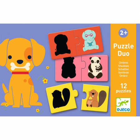 Puzzle duo Siluete, Djeco, 2 ani+ [2]