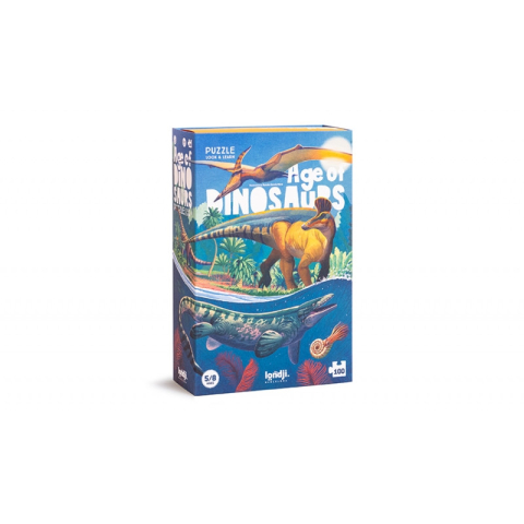 Jucarii copii 8-9 ani - Puzzle Epoca dinozaurilor, Londji, 5-8 ani
