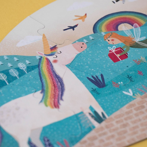 Puzzle evolutiv si reversibil Londji, Petrecerea Unicornului, 2-3 ani + [4]