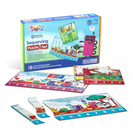 Jucarii copii 4-5 ani - Puzzle - Exersam numaratul de la 1 -20 - Numberblocks