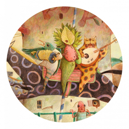 Puzzle galerie 100 piese La plimbare, Djeco, 5 ani+ [2]