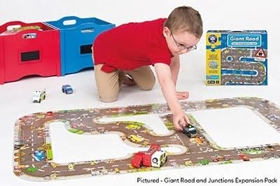Puzzle gigant de podea traseu masini (20 piese) GIANT ROAD JIGSAW, Orchard Toys, 2-3 ani + [4]