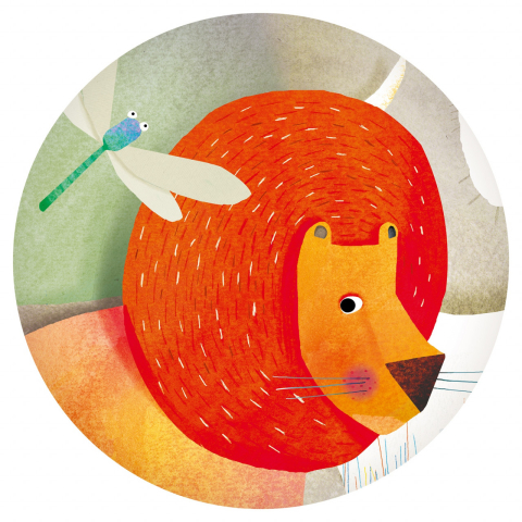 Puzzle gigant Djeco Parada animalelor, 2-3 ani + [3]