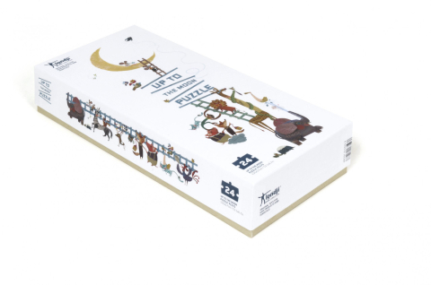 Puzzle gigant Sus pana la luna, Londji, 2-3 ani + [2]