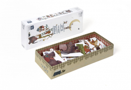 Puzzle gigant Sus pana la luna, Londji, 2-3 ani + [1]