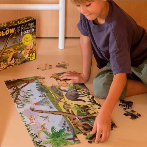 Puzzle Glow in the Dark -Dinozauri, 60 piese [4]