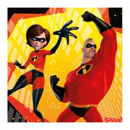 Puzzle - Incredibilii 2 ( 3 x 55 piese), Dino, 4-5 ani + [2]