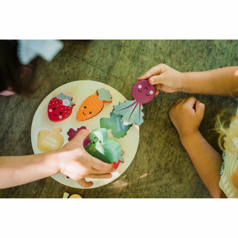Puzzle legume si fructe, Orange Tree Toys [4]