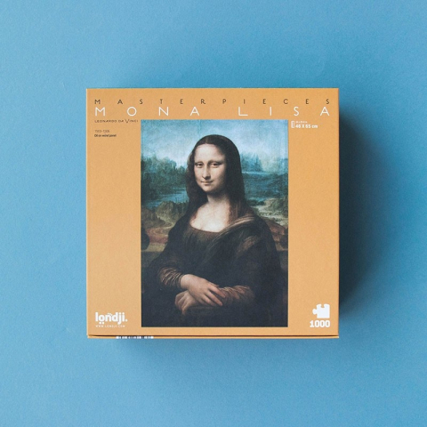 Puzzle Londji 1000 piese, Mona lisa, 8-9 ani + [2]