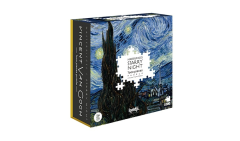 Jucarii copii 8-9 ani - Puzzle Londji 1000 piese, van Gogh Noapte instelata, 8-9 ani +