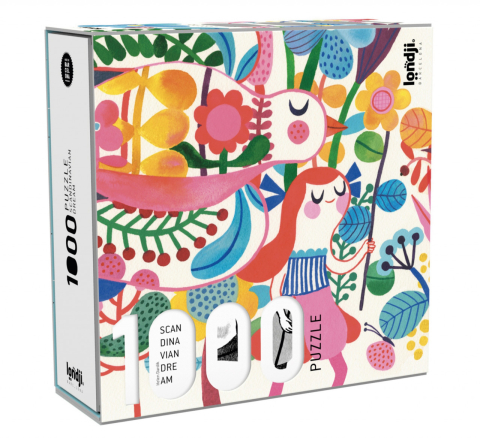 Jucarii copii 8-9 ani - Puzzle Londji 1000 piese, Vis scandinav, 8-9 ani +