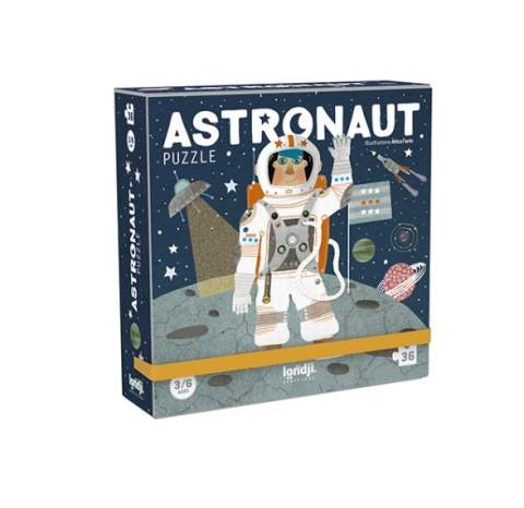Jucarii copii 2-3 ani - Puzzle Londji, Astronaut, + 3 ani