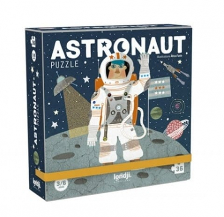 Jucarii copii 4-5 ani - Puzzle Londji, Astronaut, + 3 ani