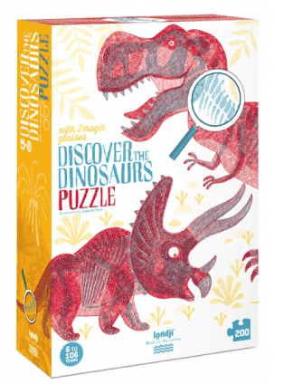 Puzzle - Puzzle Londji, Descopera dinozaurii, 6-7 ani +