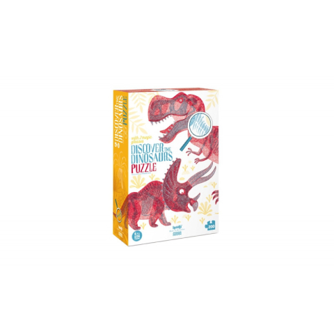 Vârsta - Puzzle Londji, Descopera dinozaurii, 6-7 ani +