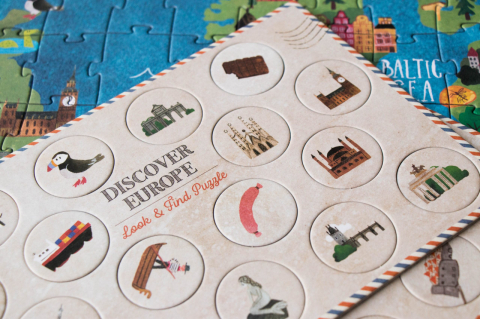 Puzzle Londji, Descopera Europa, 6-7 ani + [4]