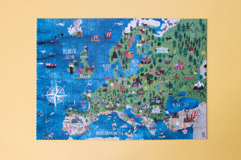Puzzle Londji, Descopera Europa, 6-7 ani + [1]