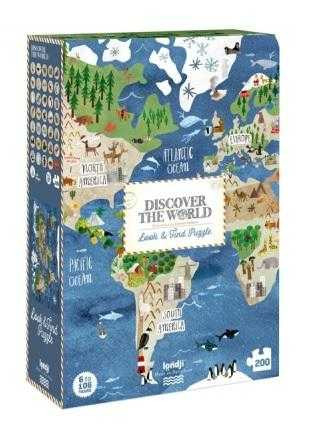 Vârsta - Puzzle Londji, Descopera lumea, 6-7 ani +