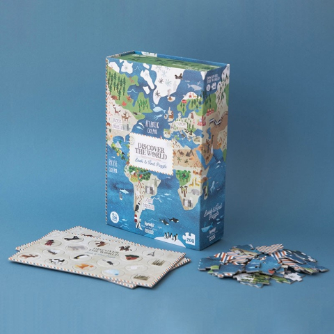 Puzzle Londji, Descopera lumea, 6-7 ani + [3]