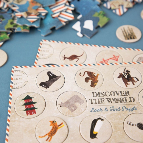 Puzzle Londji, Descopera lumea, 6-7 ani + [4]