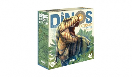 Puzzle Londji, Dino Explorer, 8-9 ani + [0]
