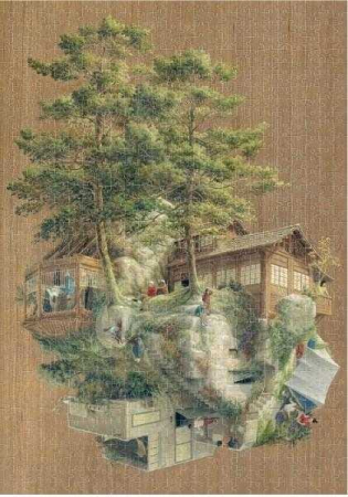 Puzzle Londji, Gradina japoneza, 8-9 ani + [1]