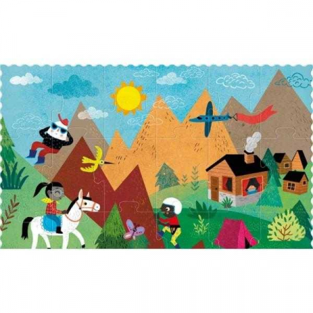 Puzzle Londji, Haideti la munte!, 2-3 ani + [2]