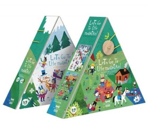 Vârsta - Puzzle Londji, Haideti la munte!, 2-3 ani +