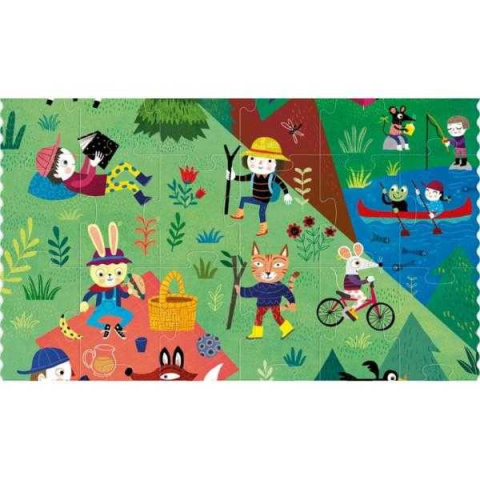 Puzzle Londji, Haideti la munte!, 2-3 ani + [3]