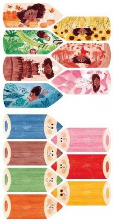 Puzzle Londji, Iubim culorile, 2-3 ani + [2]