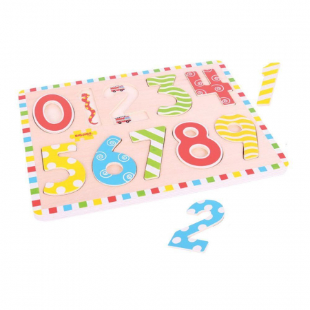 Puzzle mare 123, BIGJIGS Toys, 2-3 ani + [0]