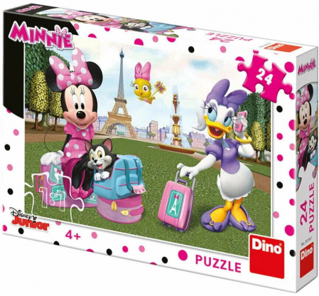 Cadouri copii - Puzzle - Minnie si Daisy (24 piese), Dino, 4-5 ani +