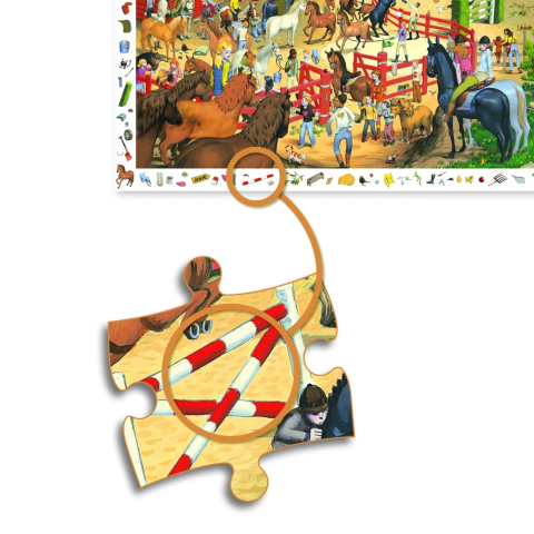 Puzzle observatie Djeco Cai, 6-7 ani + [4]