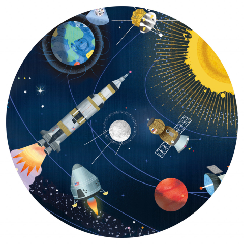 Puzzle observatie Djeco Cosmos, 6-7 ani + [2]